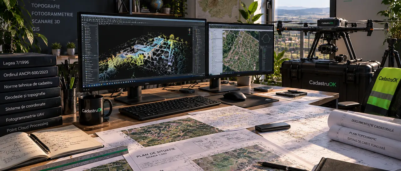 Biroul CadastruOK — planuri de situație, documentație cadastrală și dronă de cartografiere