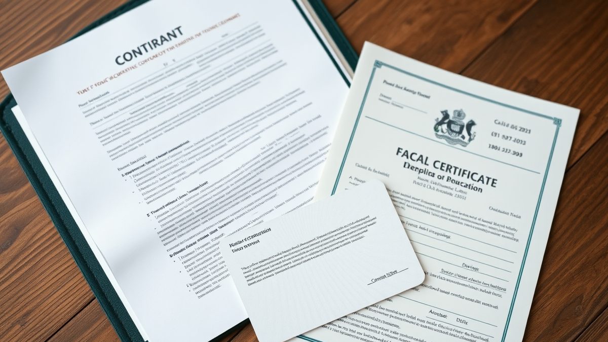 Dosar cu actele necesare pentru cadastru și intabulare: act de proprietate, act de identitate, certificat fiscal
